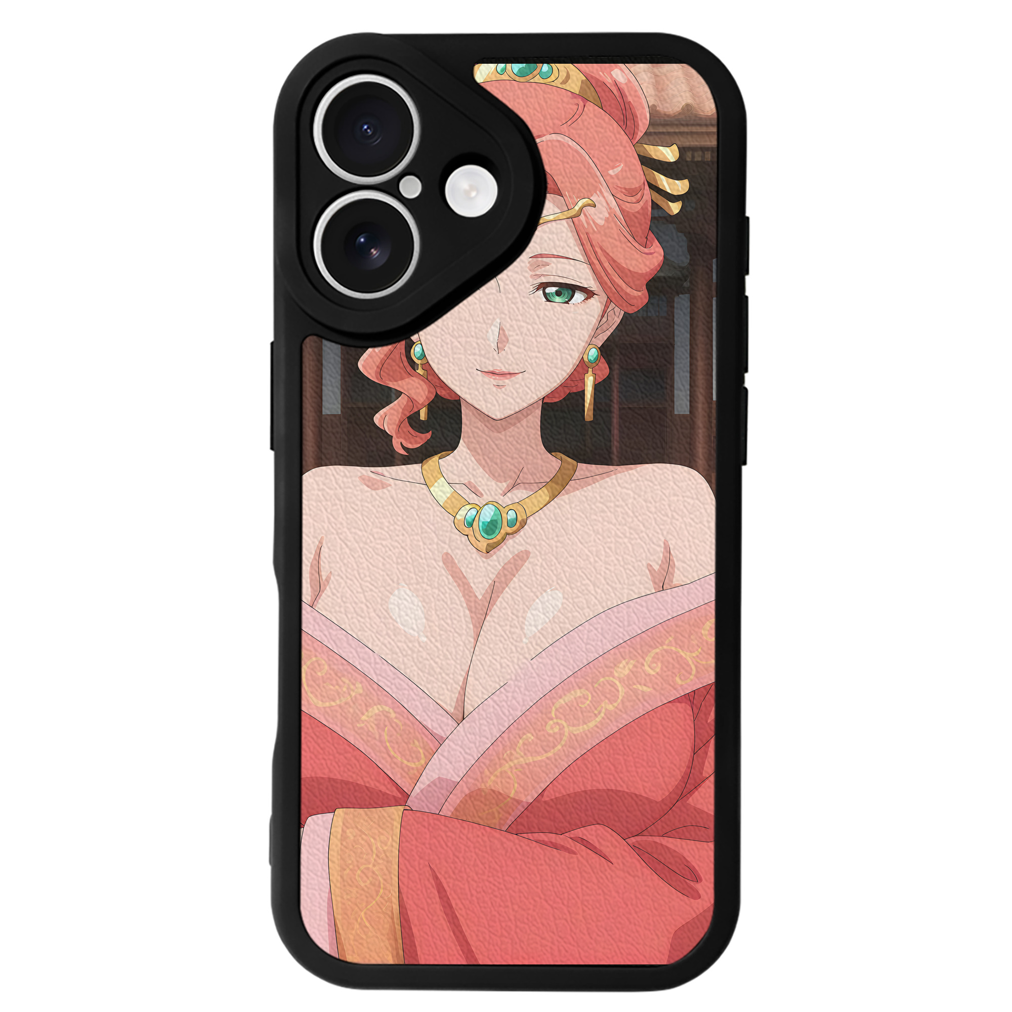 （画像用） 薬屋のひとりごと The Apothecary Diaries 【iPhone 16シリーズ対応】シリコンスマホケース（レザー調） 材質：シリコン